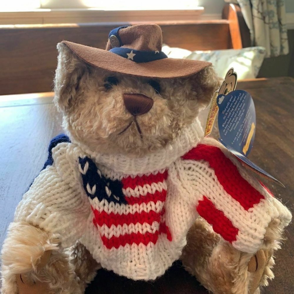 Brass Button Bears Jointed "Clay" Bear Long Life